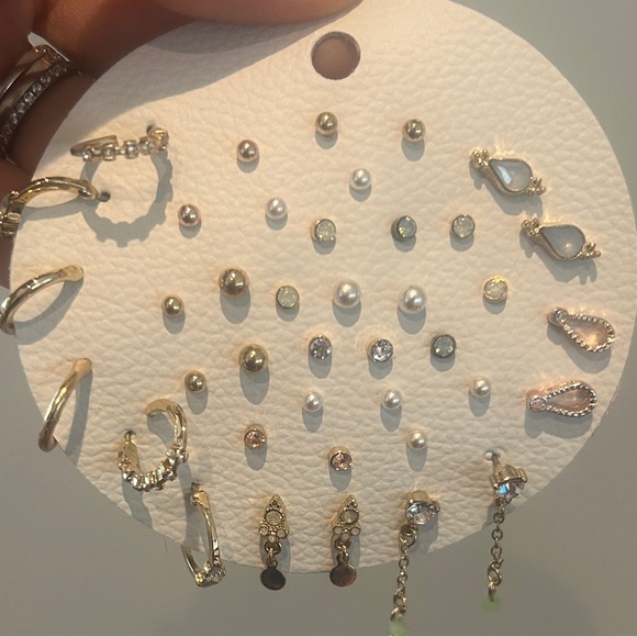 Free People Gold and Silver Earring Set - Picture 2 of 5